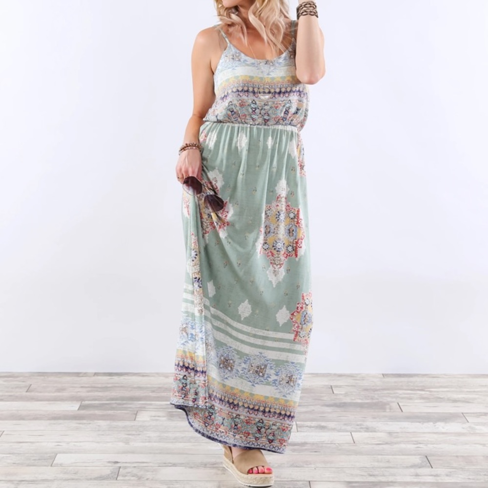 Boho Printed Maxi dress